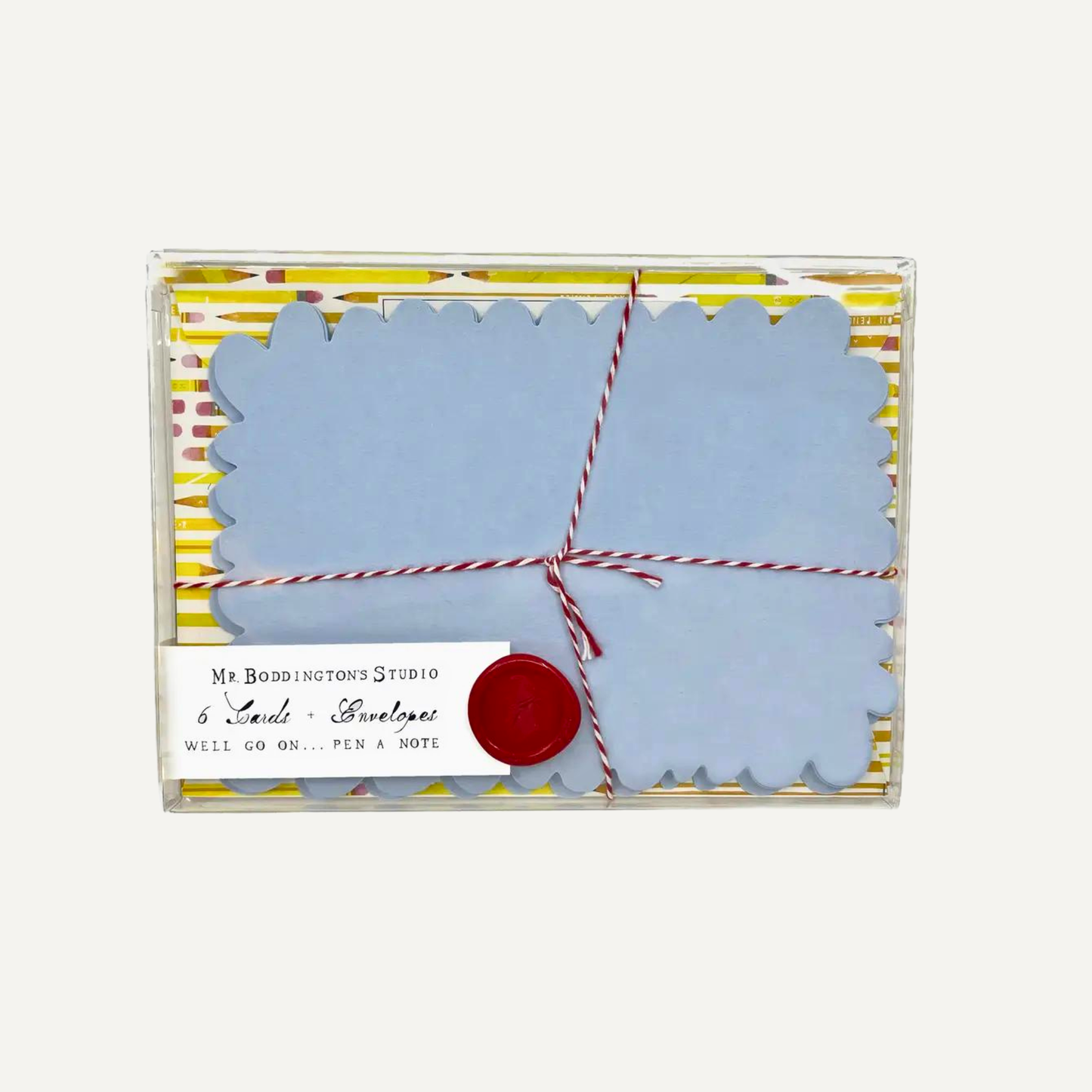 Mr. Boddington's Studio - Pencil Patterned Notecards