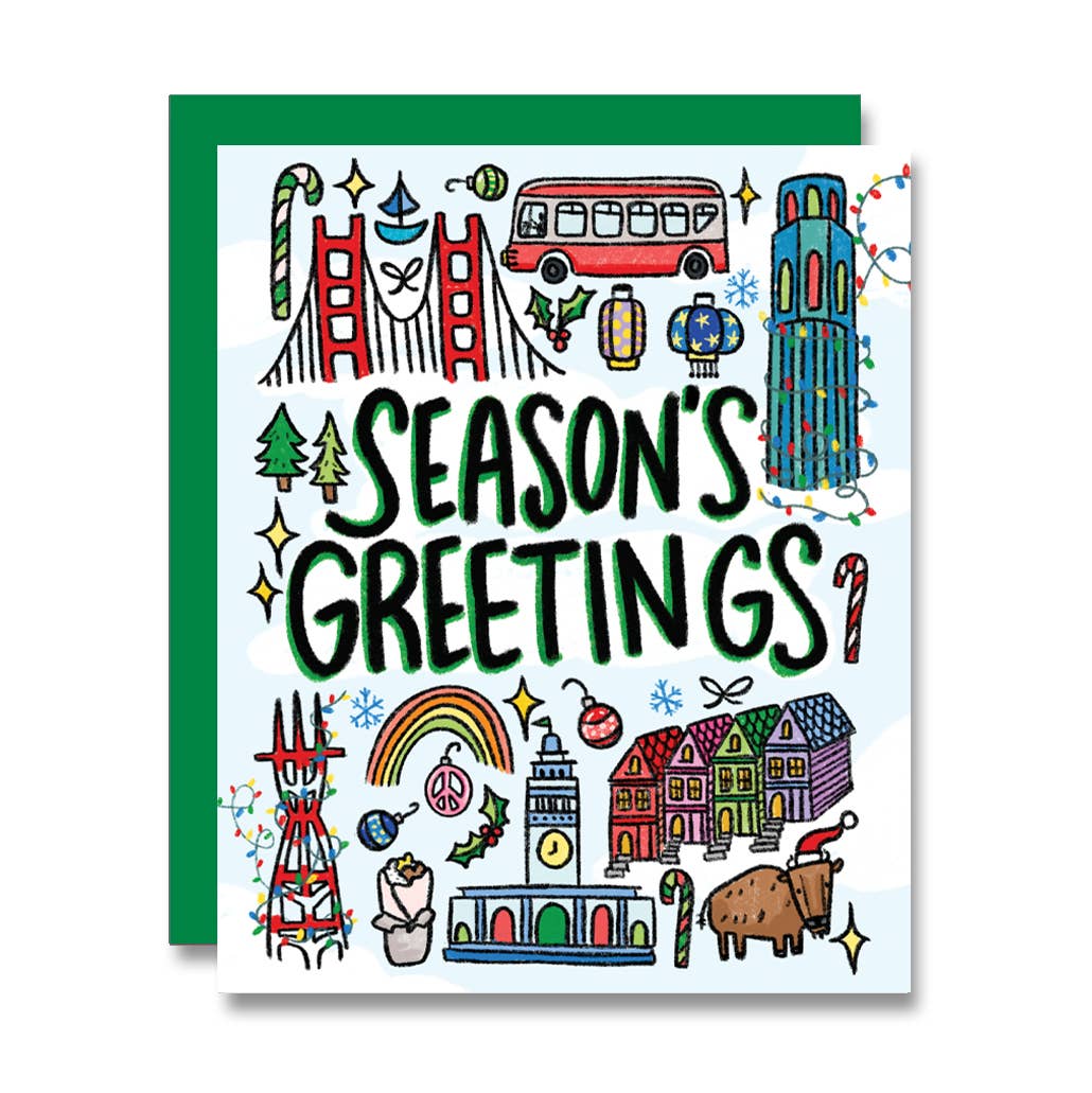PapaLlama - NEW! SF Season's Greetings Holiday Card