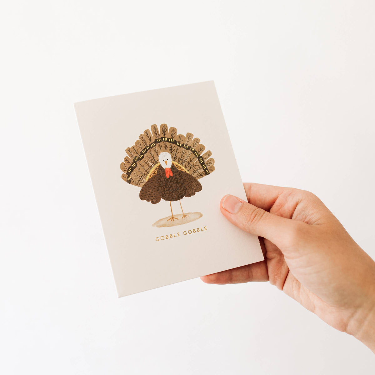 Ramona & Ruth - Gobble Thanksgiving Card: Single