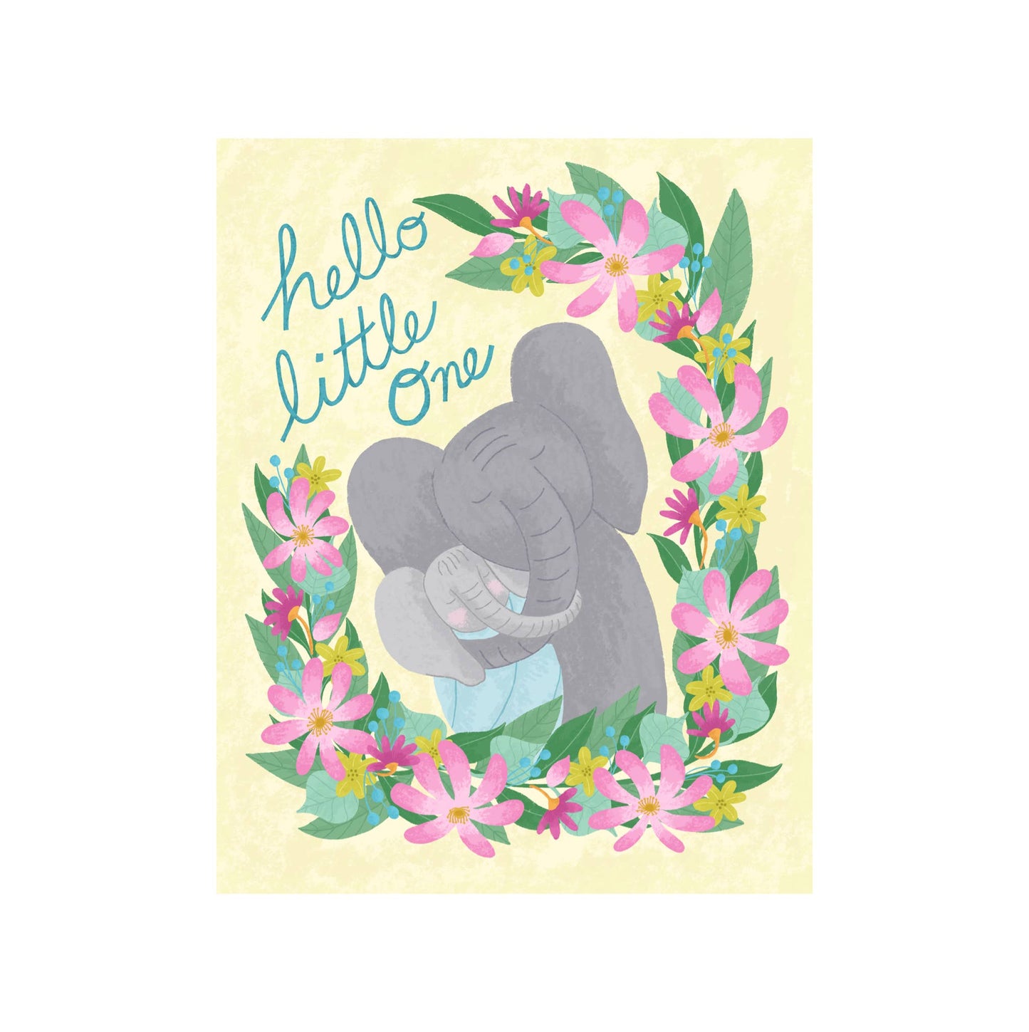 Courtney Beyer Design - New Baby Elephant Greeting Card