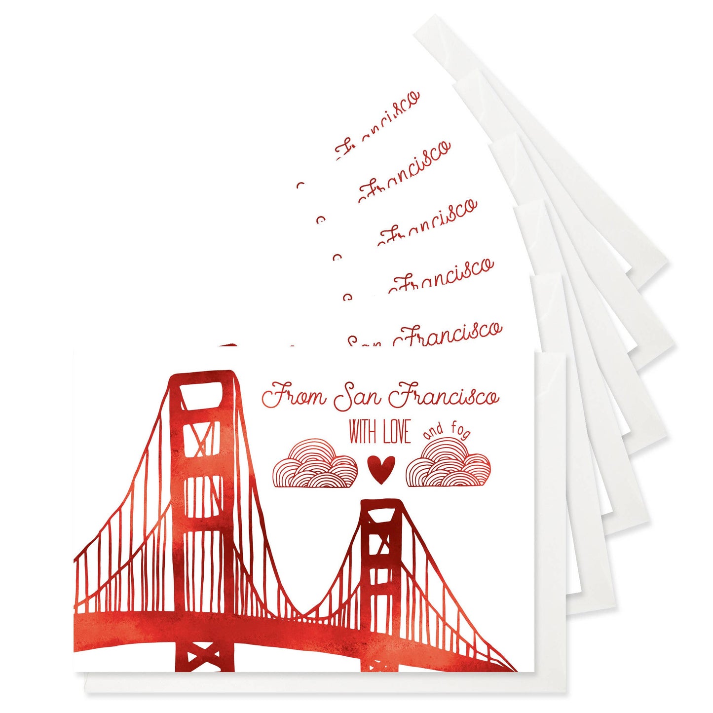 Good Juju Ink - San Francisco Love card