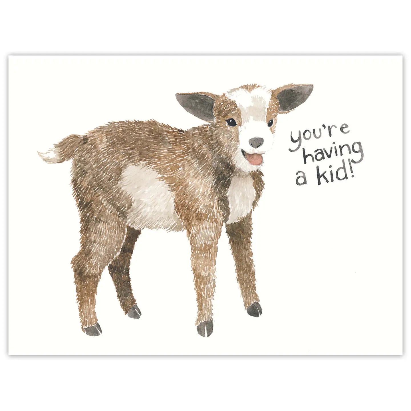 Yardia - Goat Baby Greeting Card
