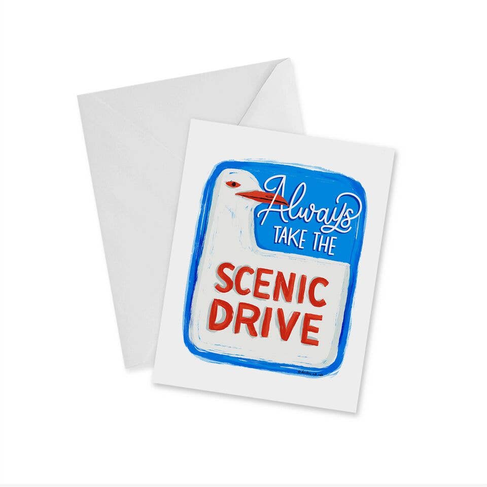doodles.ink. - Scenic Drive San Francisco Notecard
