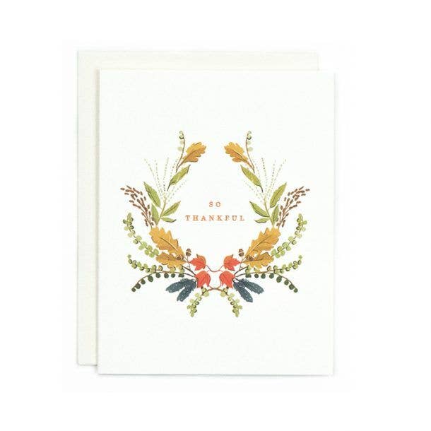 Amy Heitman - So Thankful Foil Greeting Card