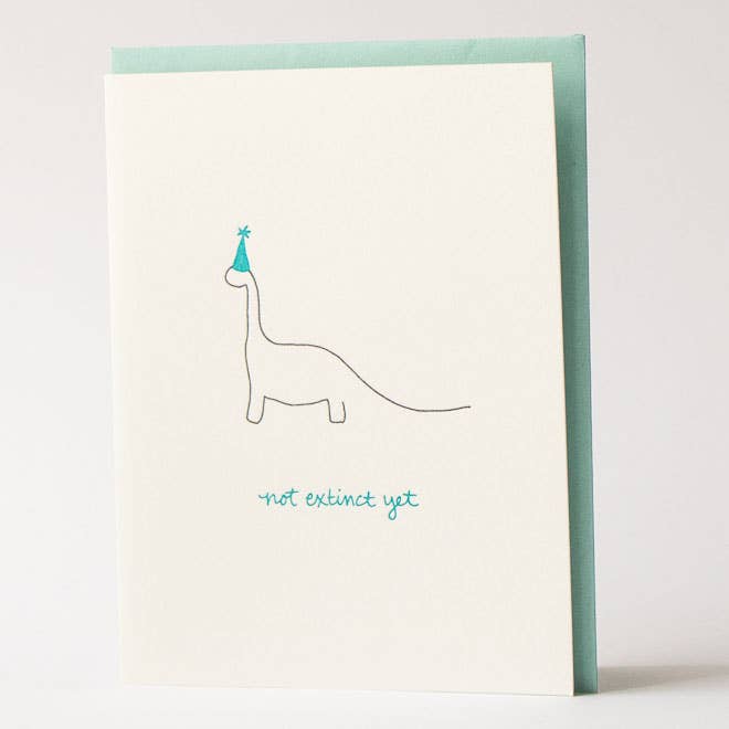 Albertine Press - Not Extinct Yet Greeting Card