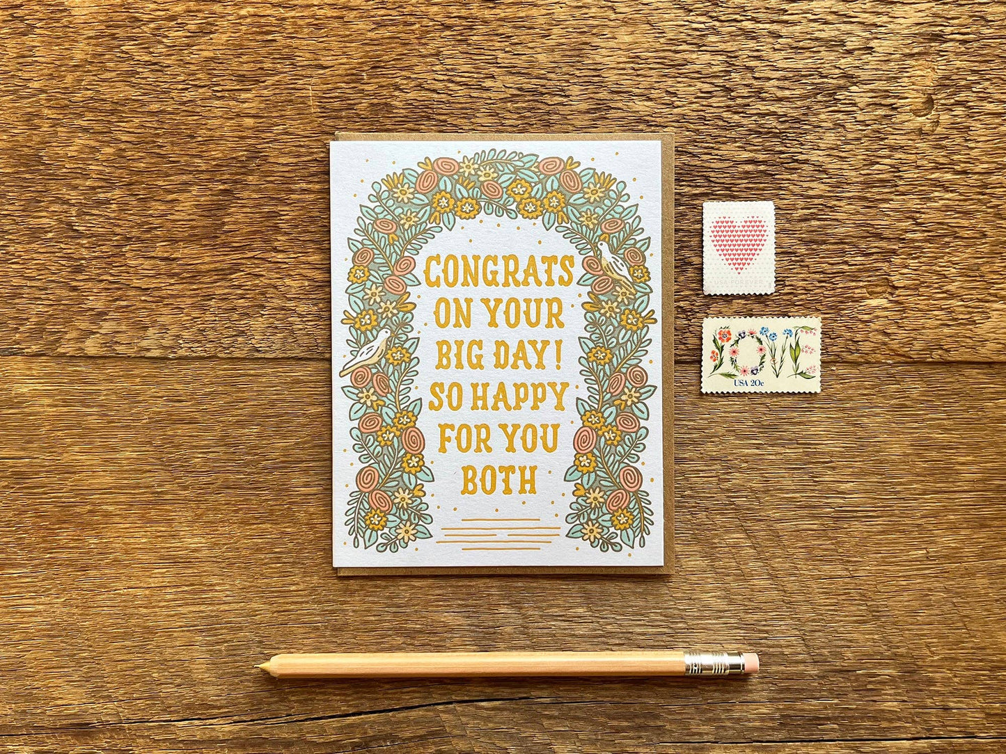 Noteworthy Paper & Press - Congrats Wedding Arch Card