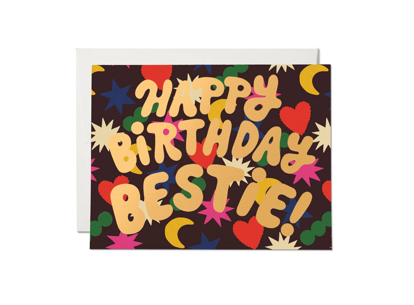 Red Cap Cards - Rainbow Charms birthday greeting card