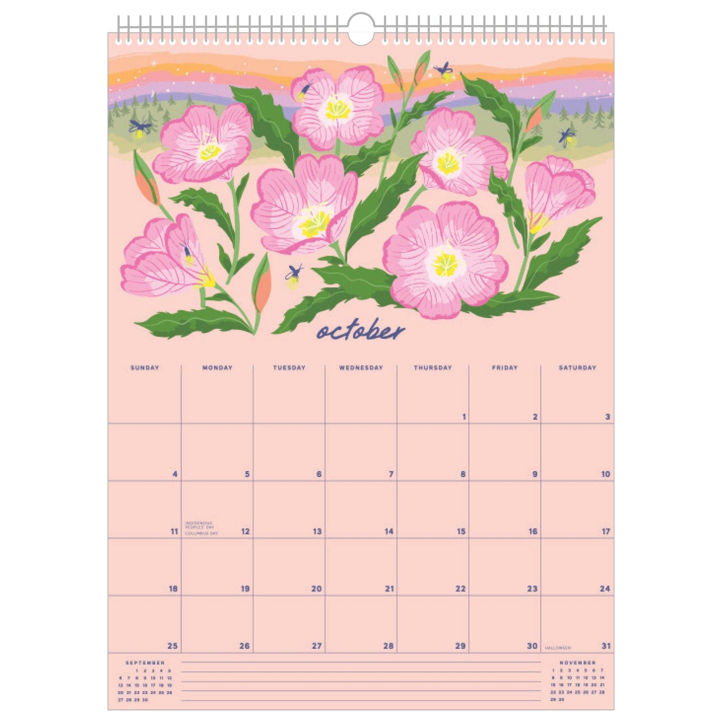 Smudge Ink - 2026 Wildflower Wall Calendar