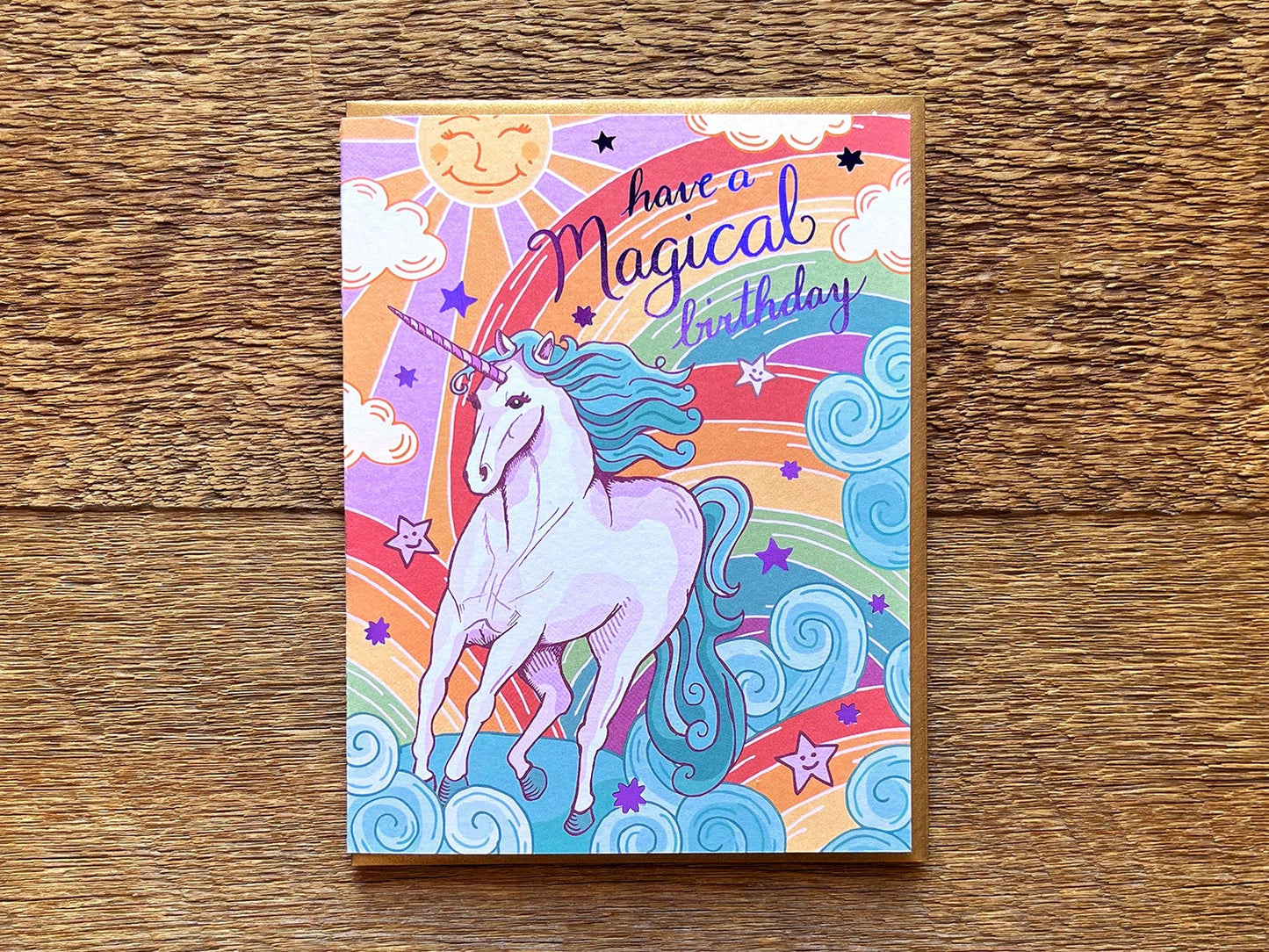Noteworthy Paper & Press - Unicorn Birthday Card