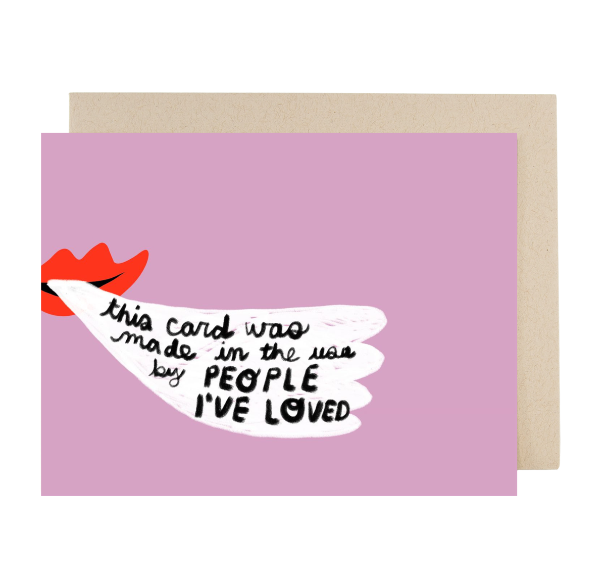 People I've Loved - Birthday Lips Card - NEW VERISON