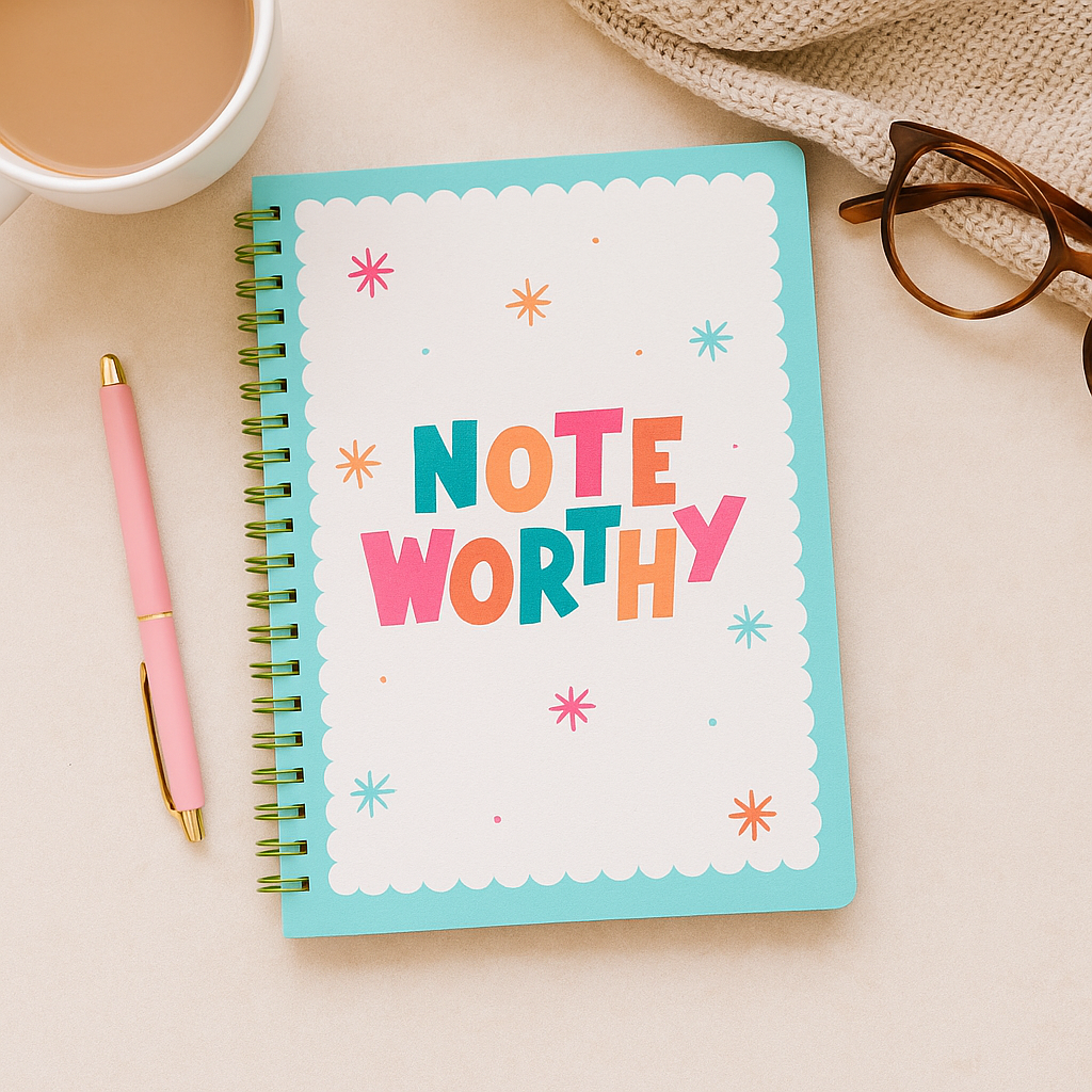 Hustle & Hope - Noteworthy Colorful Notebook