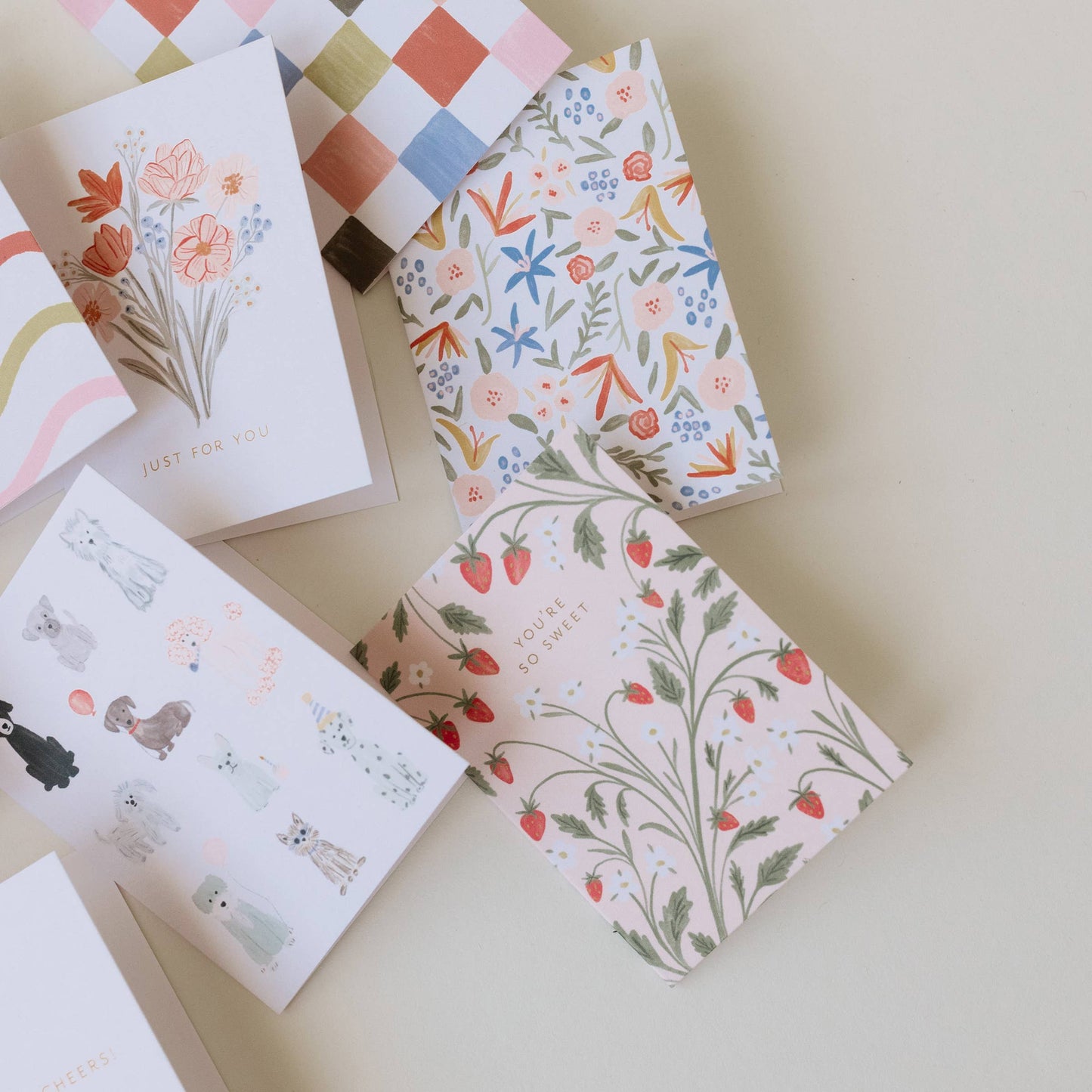 Ramona & Ruth - Strawberry Mini Card