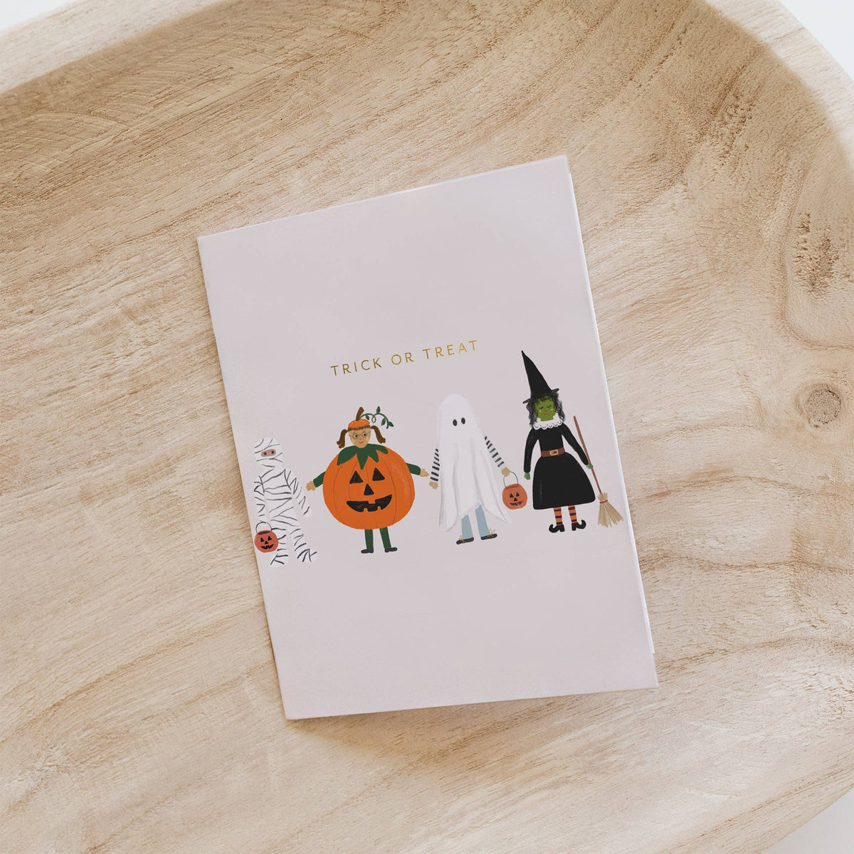 Ramona & Ruth - Trick Or Treaters Halloween Greeting Card