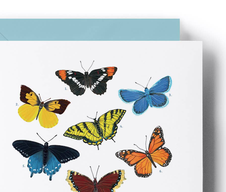 Brenna Daugherty Illustration - California Native Butterflies Card