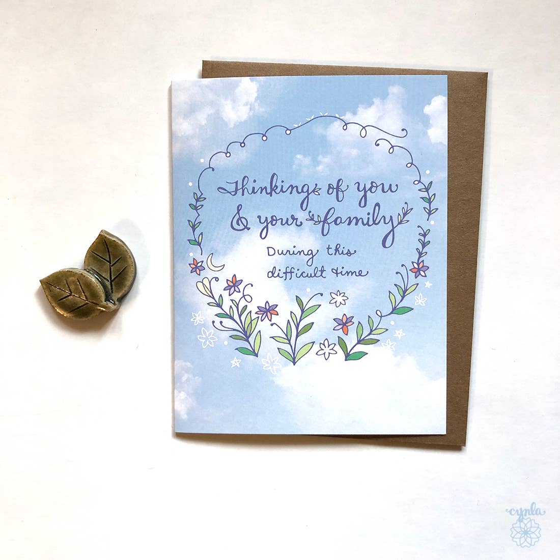 Cynla - Sympathy Sky Card - sympathy greeting card