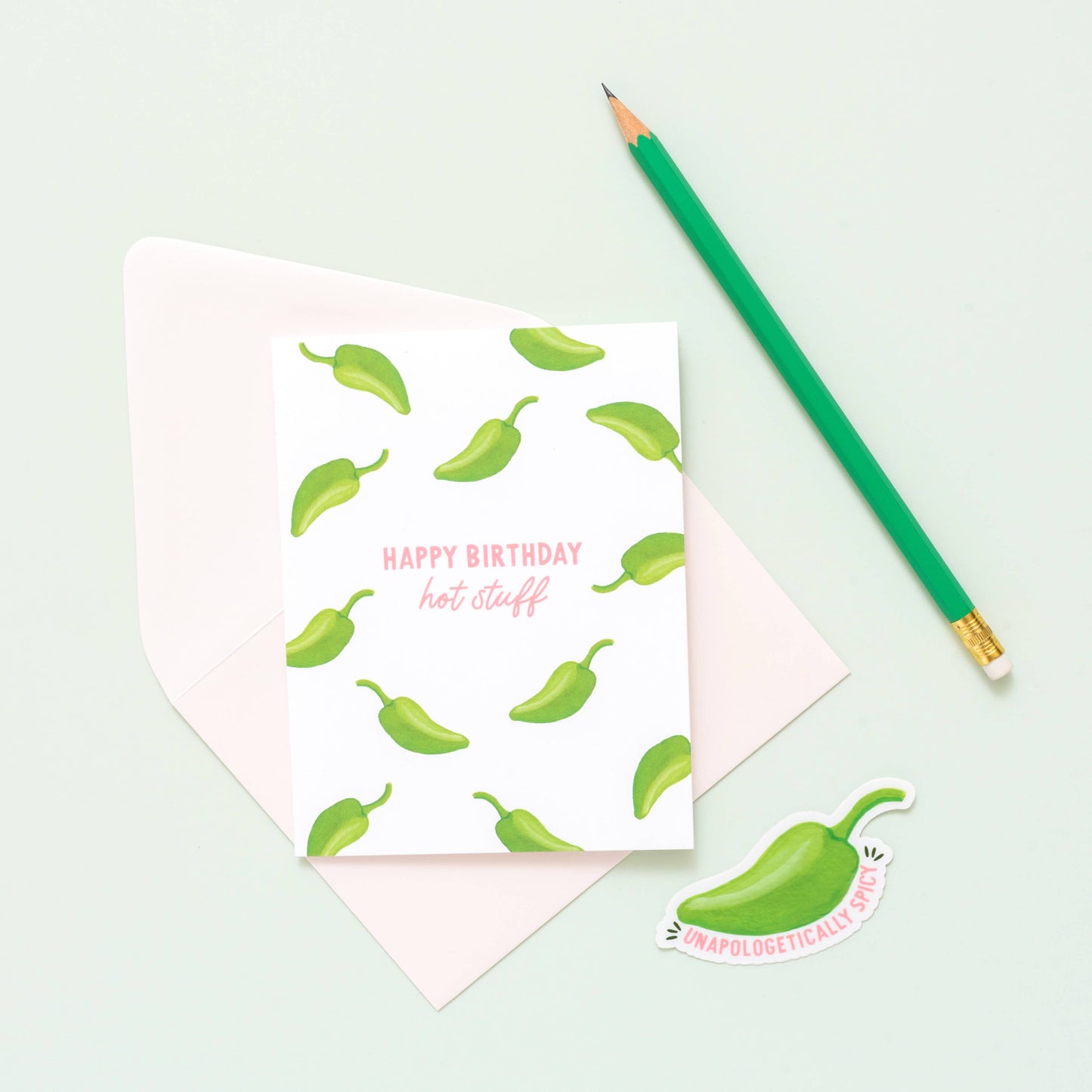Isabella MG - Hot Stuff - Funny Birthday Card