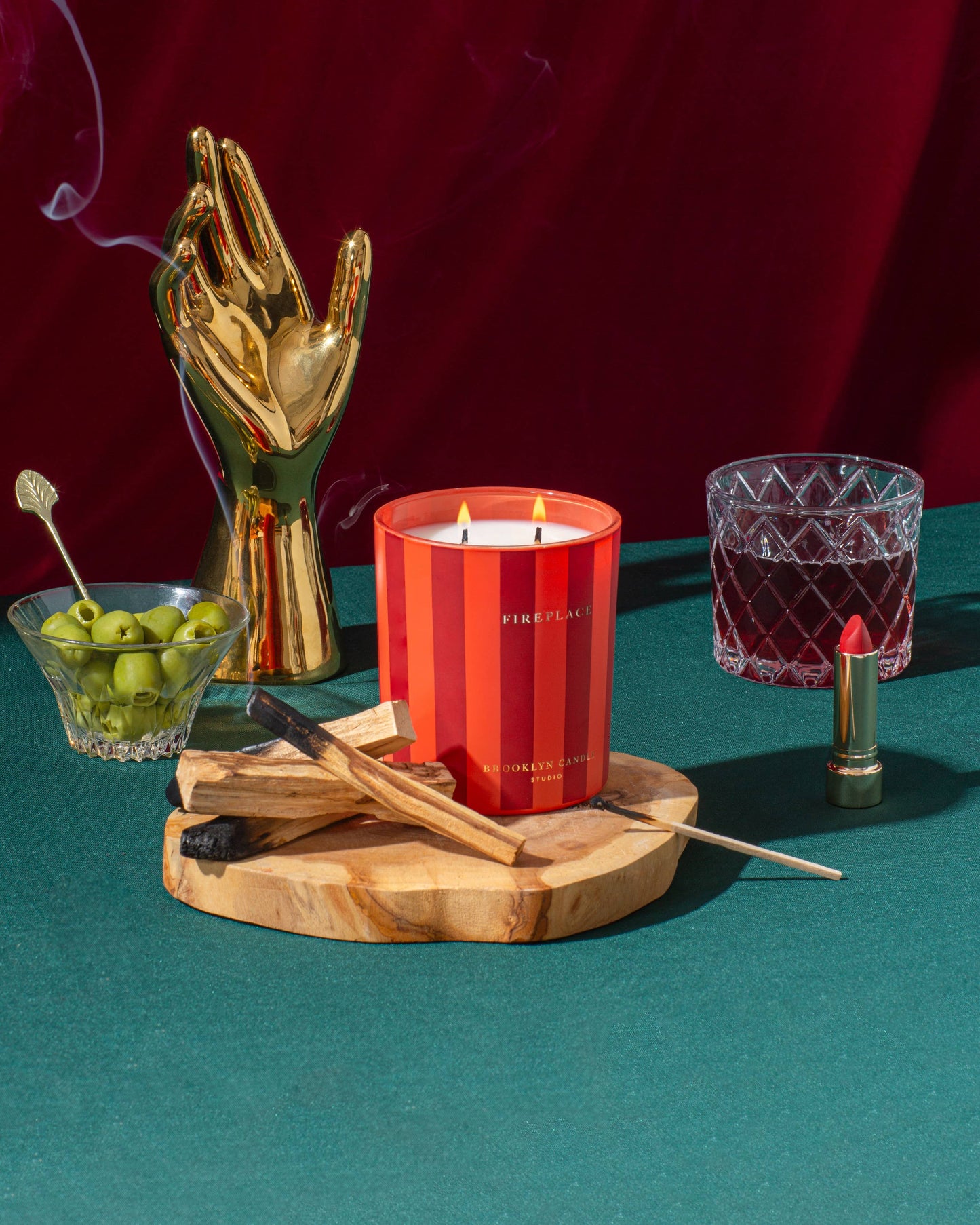 Brooklyn Candle Studio - Fireplace Holiday Candle (Limited Edition)