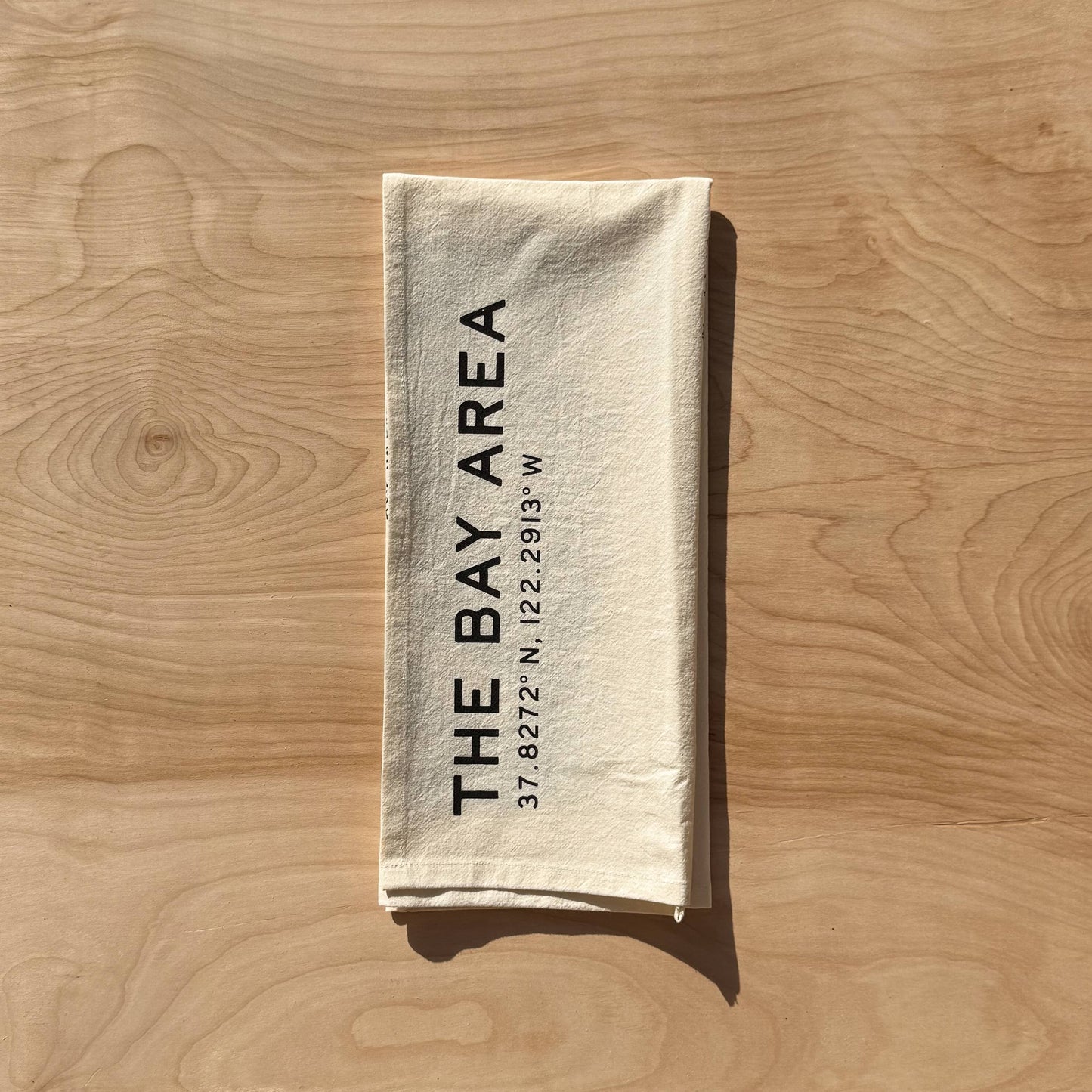 By Aleisha - Bay Area Map Tea Towel: Belly Band Only