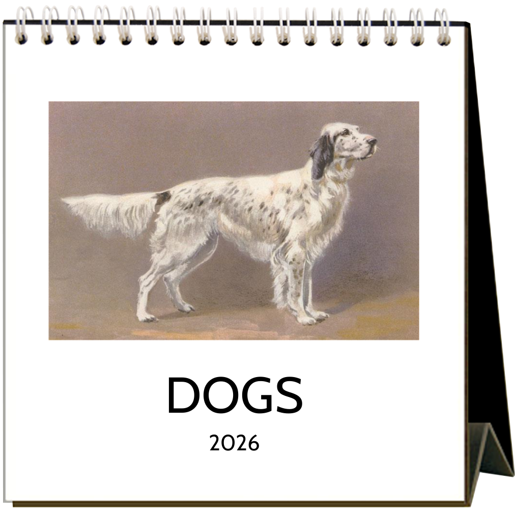 Found Image Press - Dogs 2026 Desk Calendar