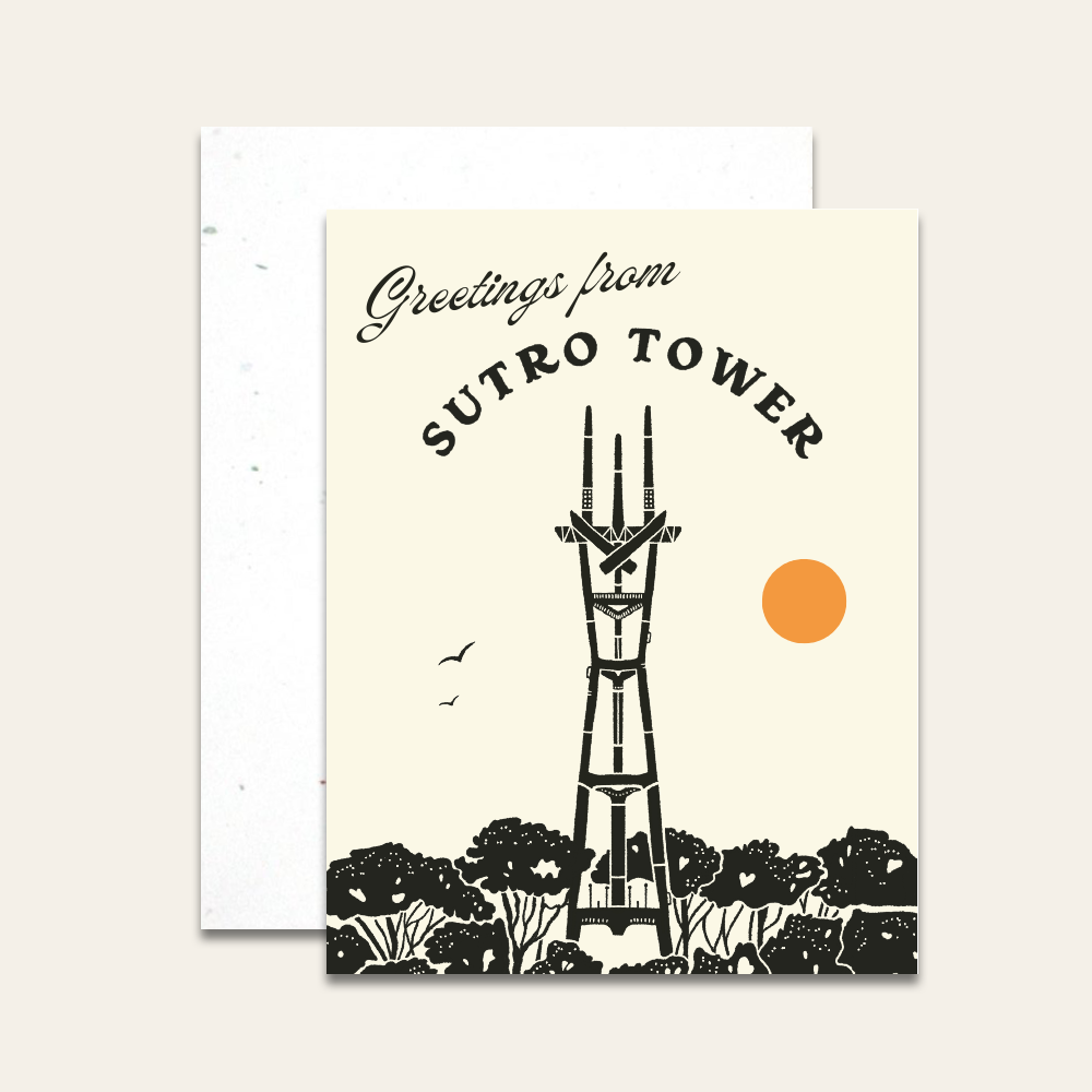 Hollis Callas - Sutro Tower | Greeting Card