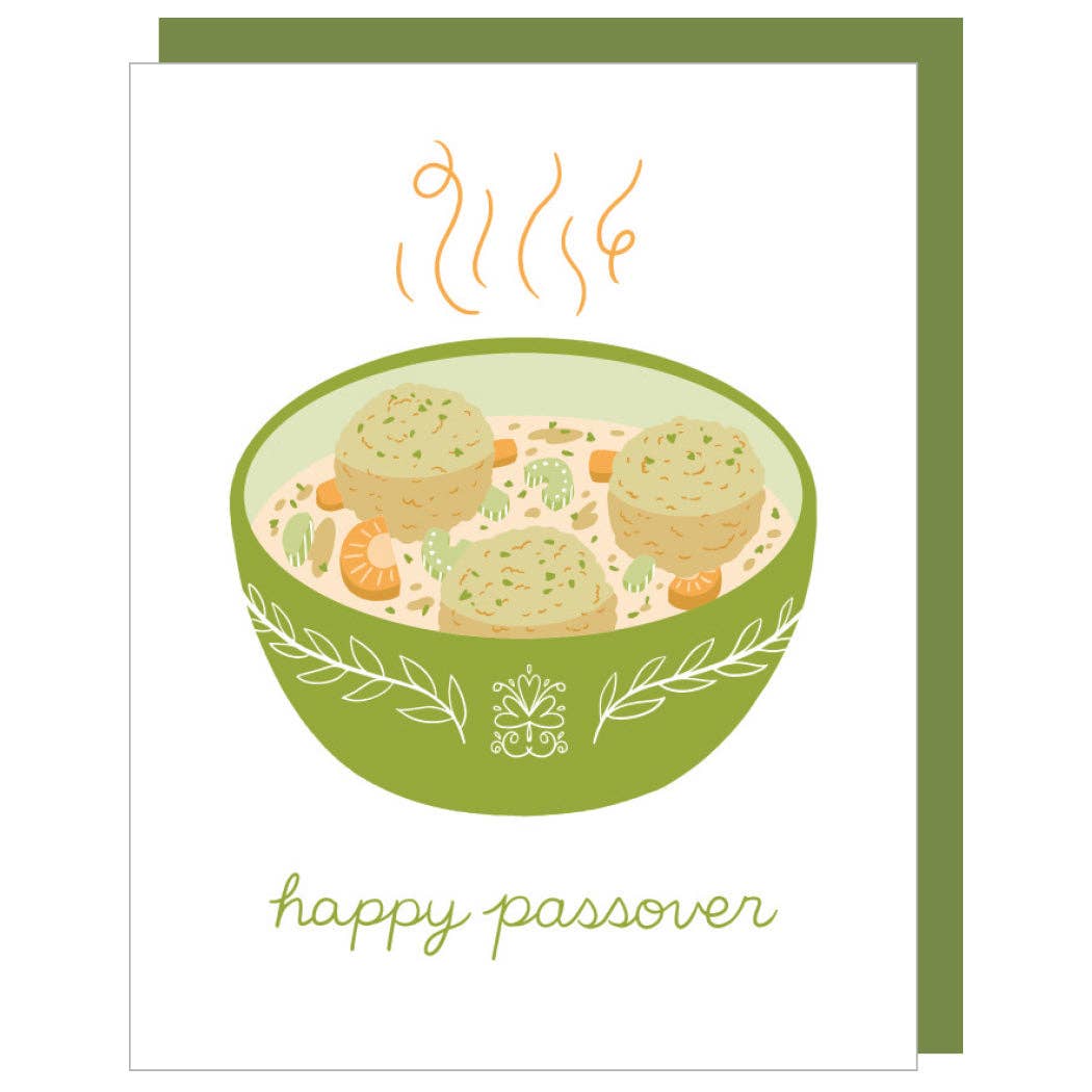 Smudge Ink - Matzo Ball Soup Passover Card