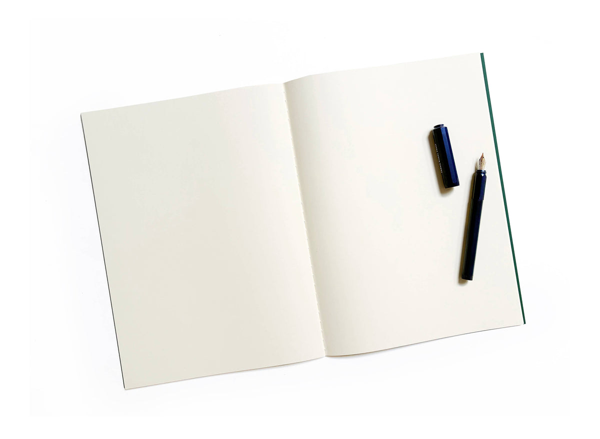 Studio Portmanteau - B5 Large Saddle Stitch Blank Notebooks: Kraft