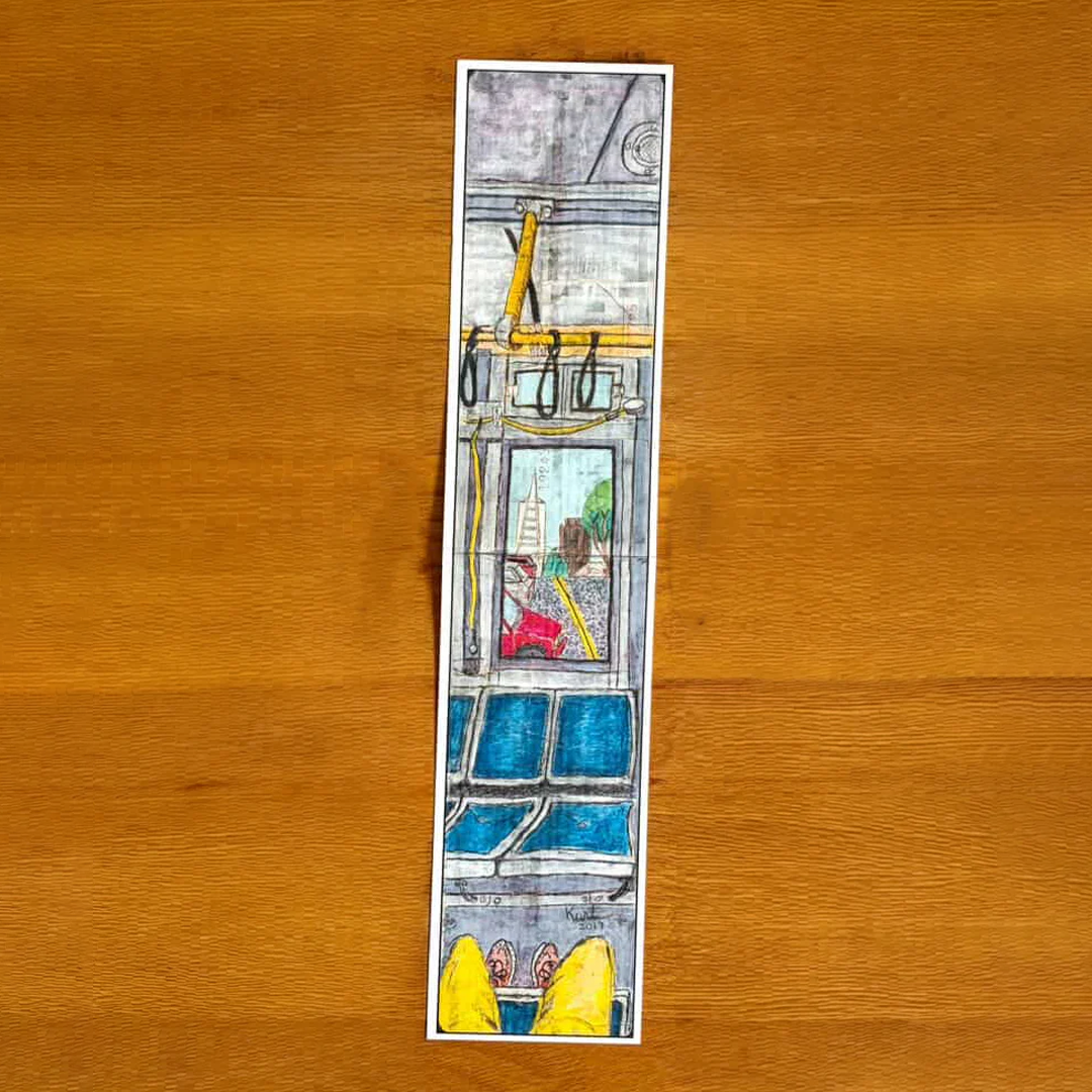 Kurt M. Schwartzmann - 39 Coit Tower Bus Greeting Card