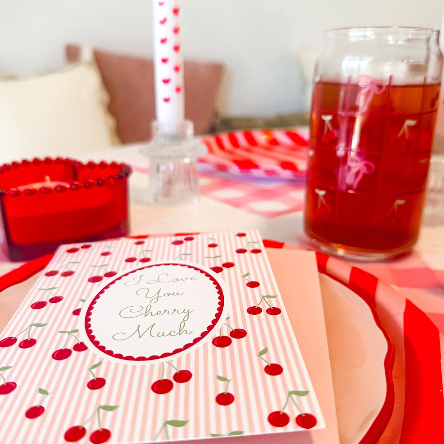 Oak Shore - I Love You Cherry Much | Greeting Card