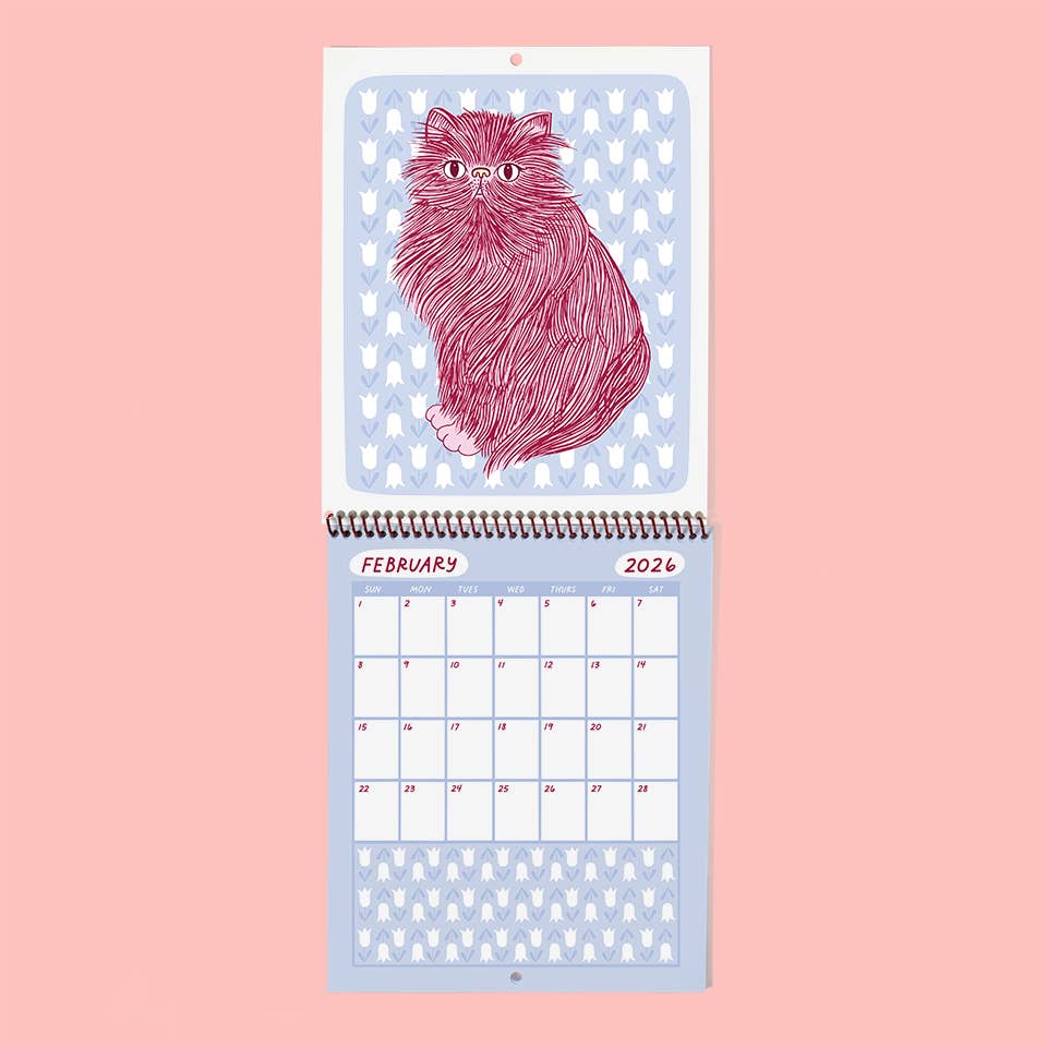 The Good Twin - Meow Monthly 2026 Calendar