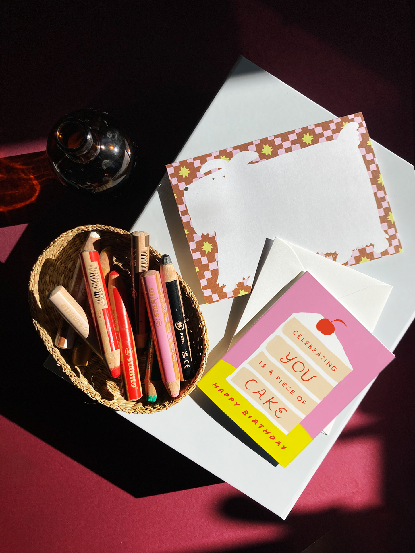 Karen Schipper - Piece of Cake - Food Pun Birthday Card