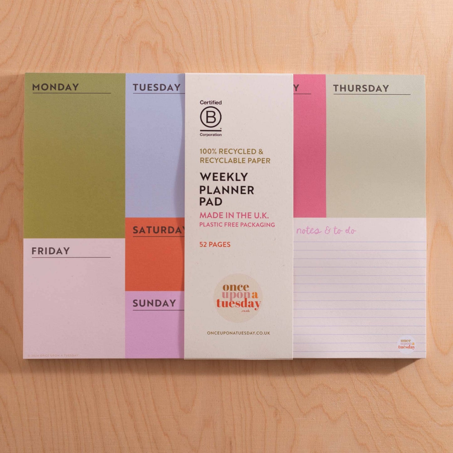 Good Tuesday - A4 Weekly Planner Pad | Block My Life