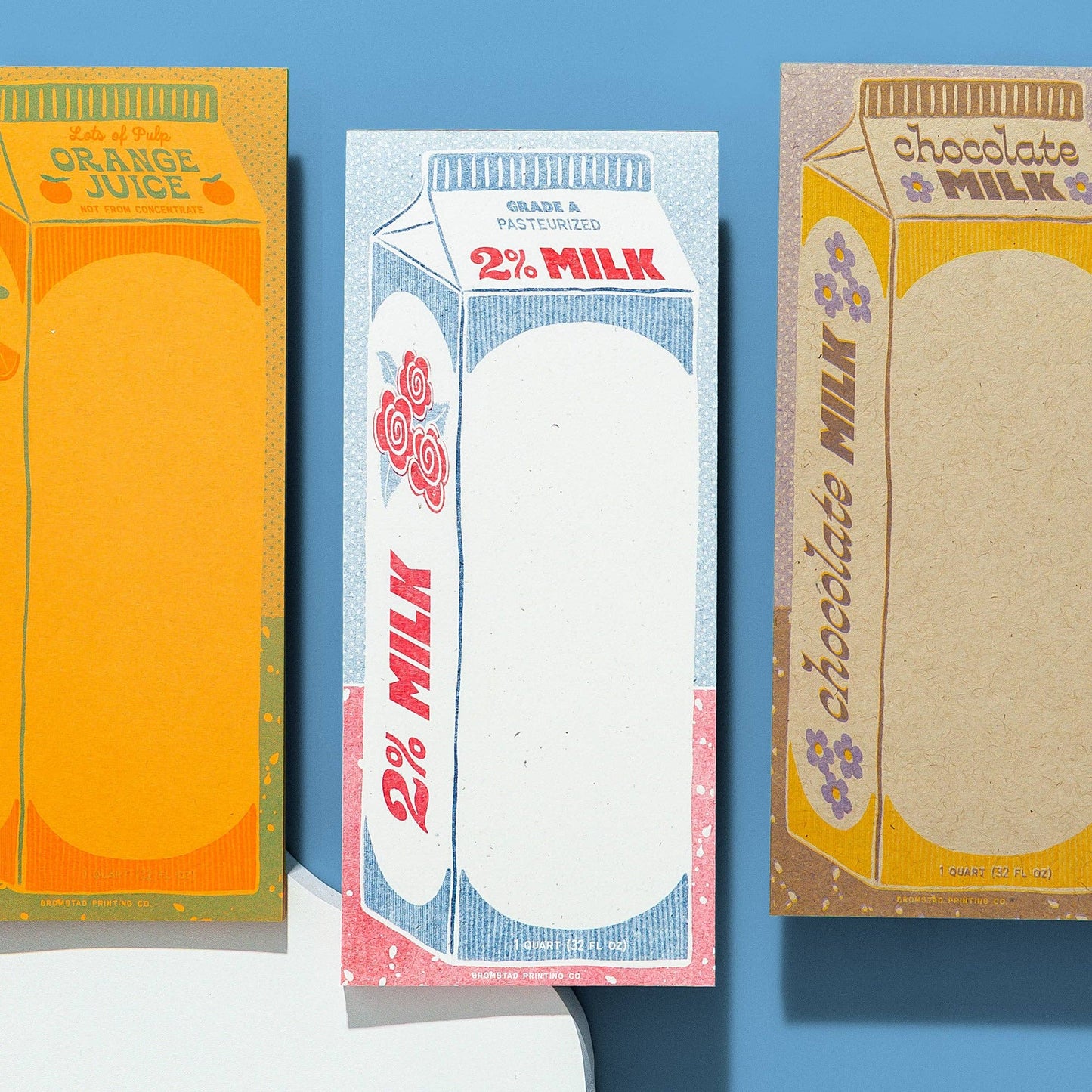 Bromstad Printing Co. - 2% Milk - Risograph Notepad