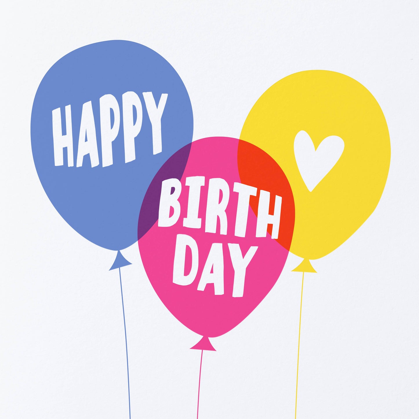 Sweet Bippy Press - Birthday Balloons Greeting Card