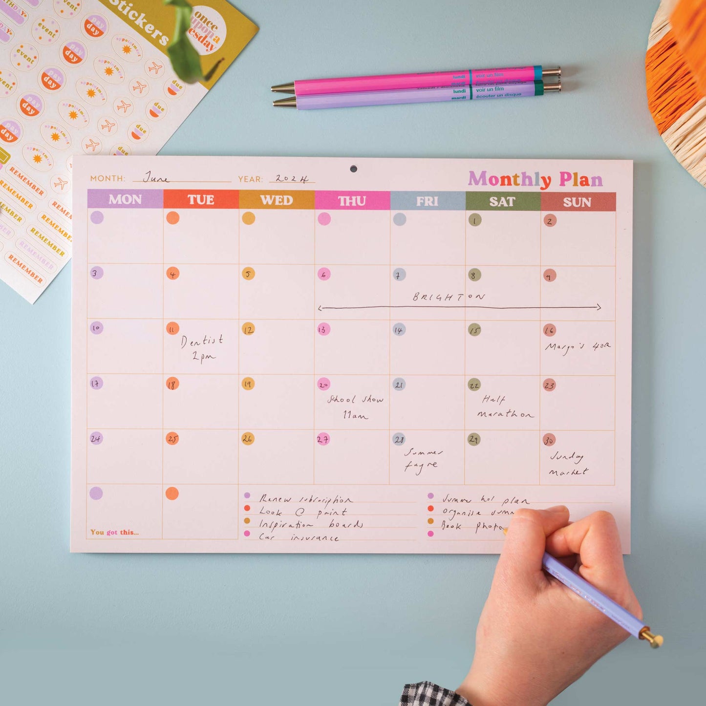 Good Tuesday (Once Upon a Tuesday) - A4 Monthly Planner Pad | You Got This