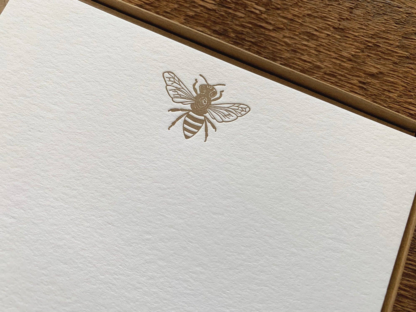 Noteworthy Paper & Press - Honey Bee Flat Notes (Boxed Set of 8)