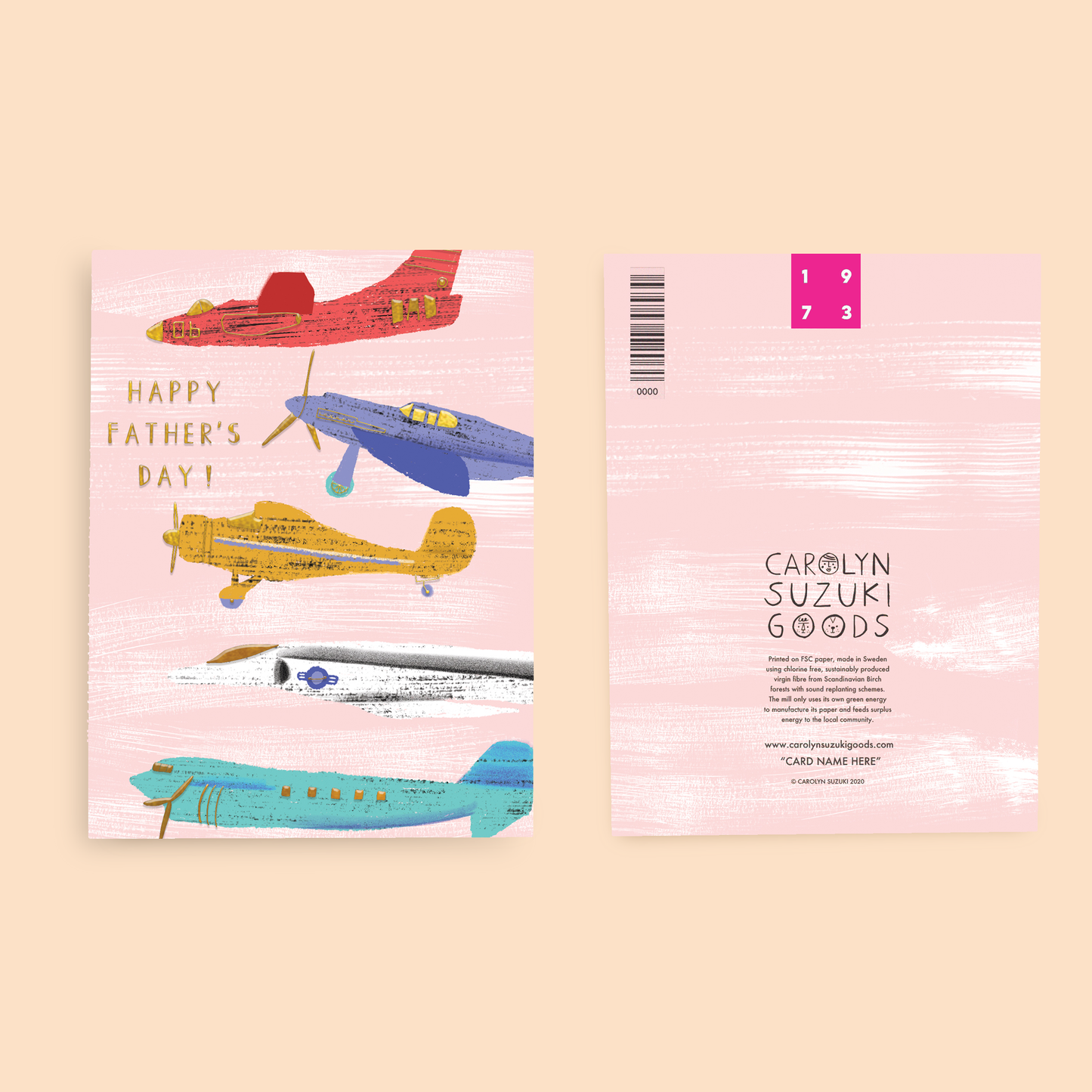 Carolyn Suzuki - AIR SHOW - Father's Day Card
