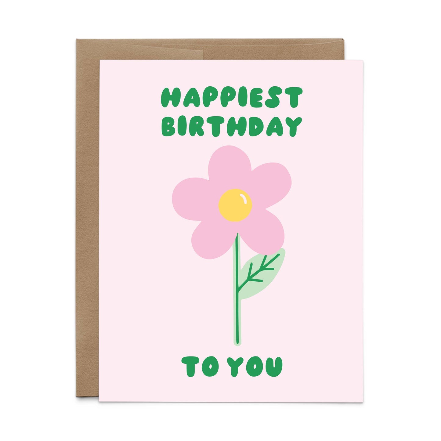 The Paper + Craft Pantry - Happiest Birthday Flower Card