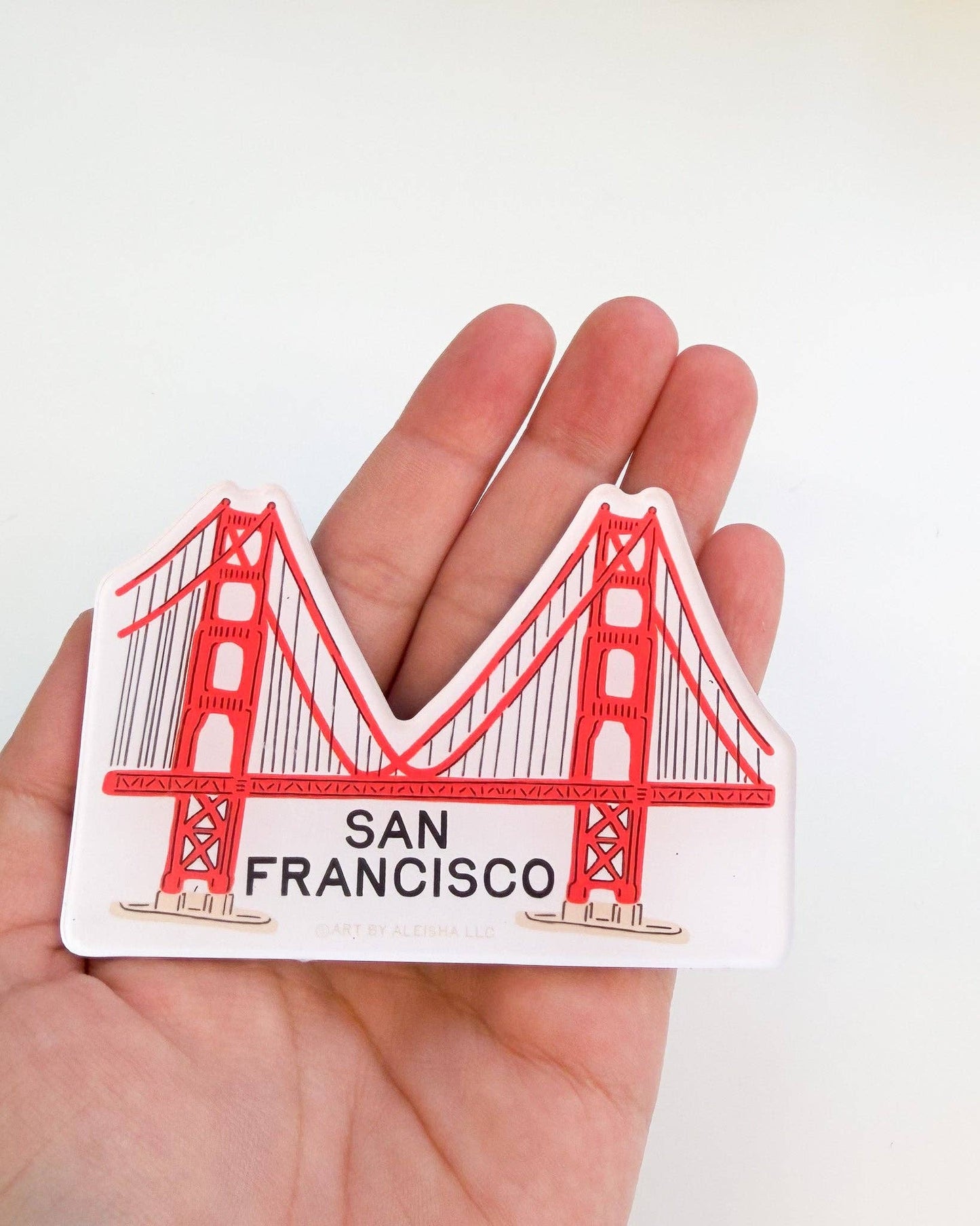 By Aleisha - Golden Gate Bridge Acrylic Magnet