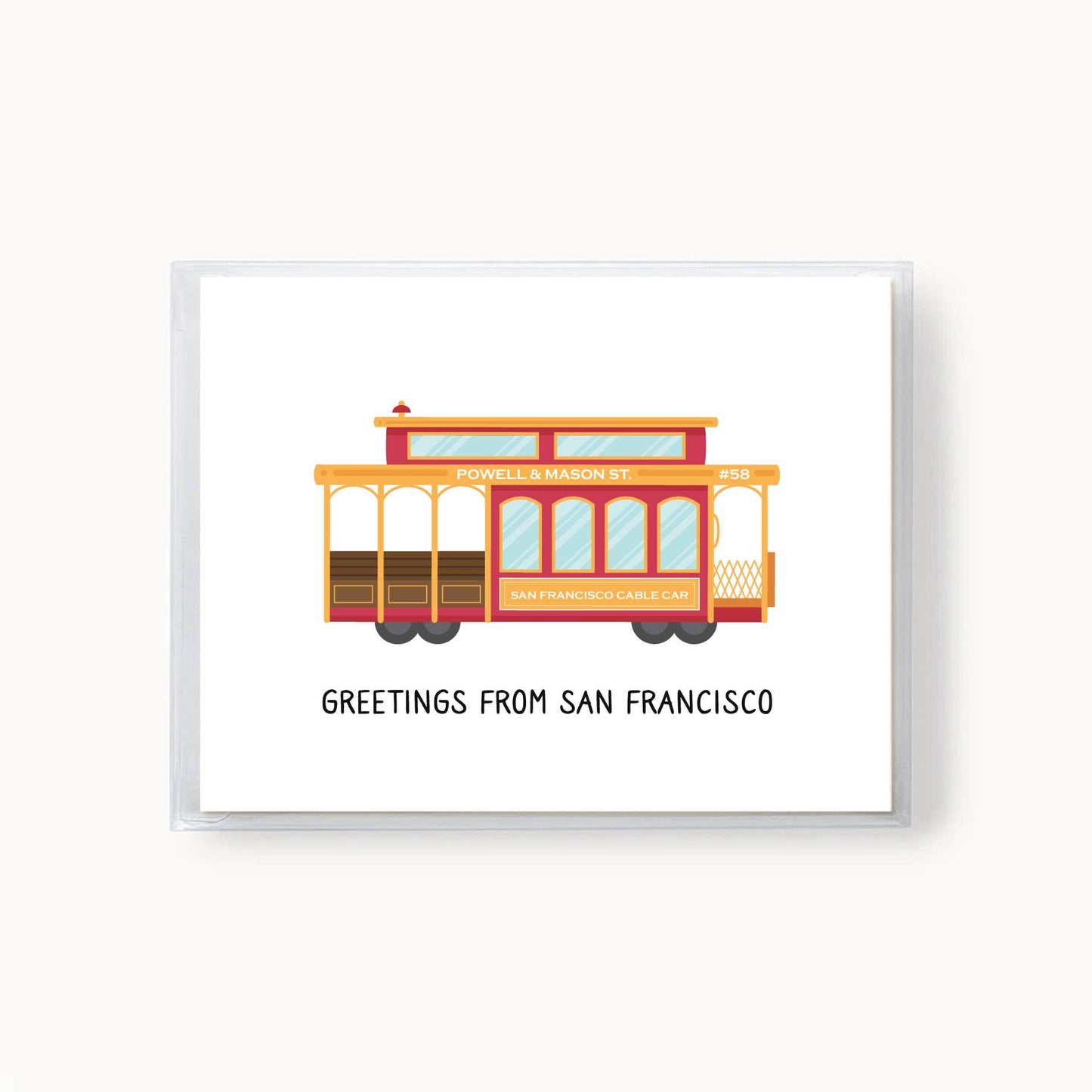 Tickle Me Lavender - Greetings From San Francisco Card