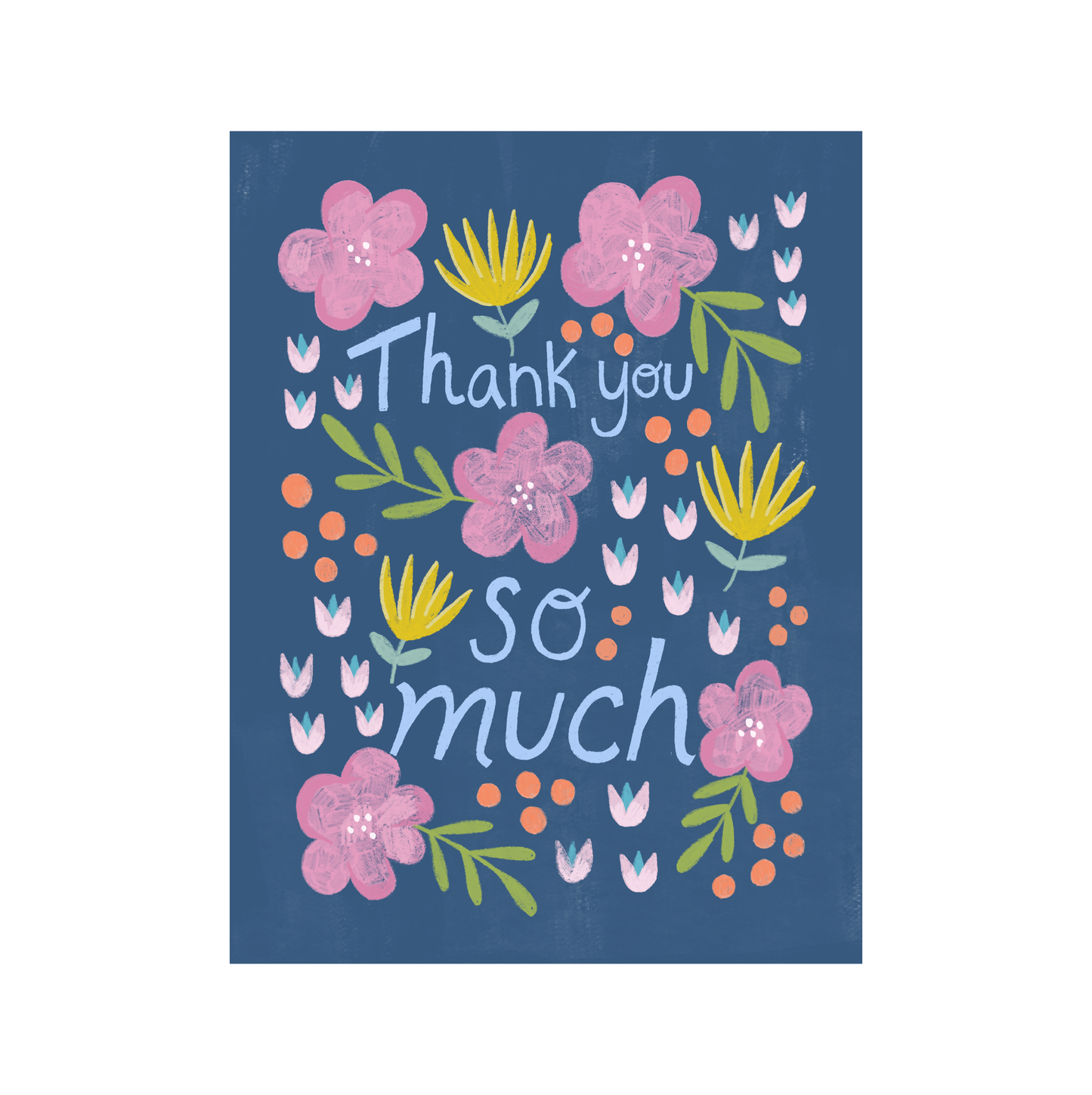 Courtney Beyer Design - Thank You Flower Garden Gretting Card