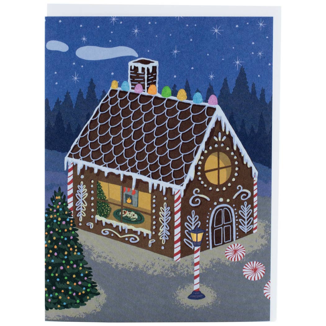 Smudge Ink - Gingerbread Magic Holiday Card: Single Card
