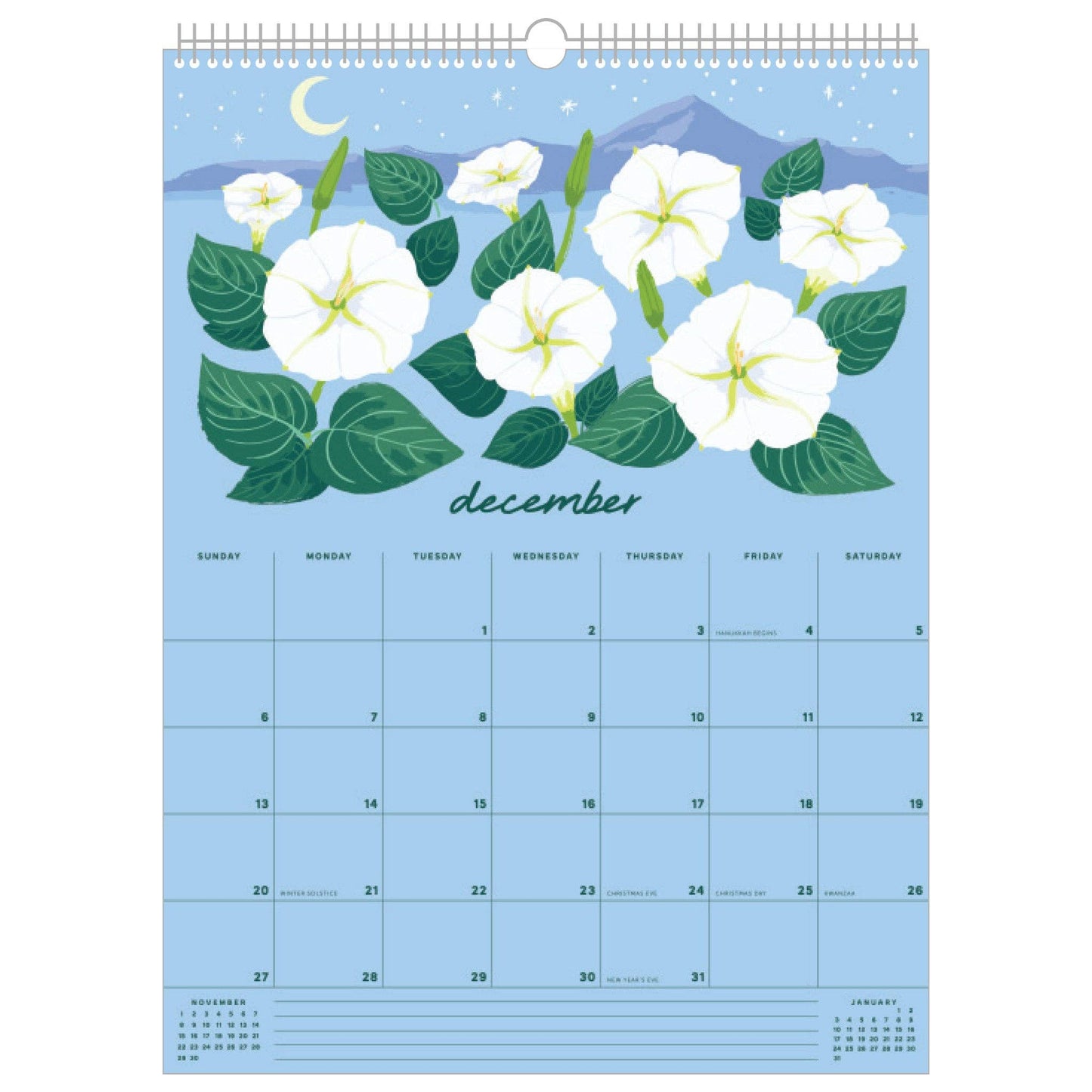Smudge Ink - 2026 Wildflower Wall Calendar