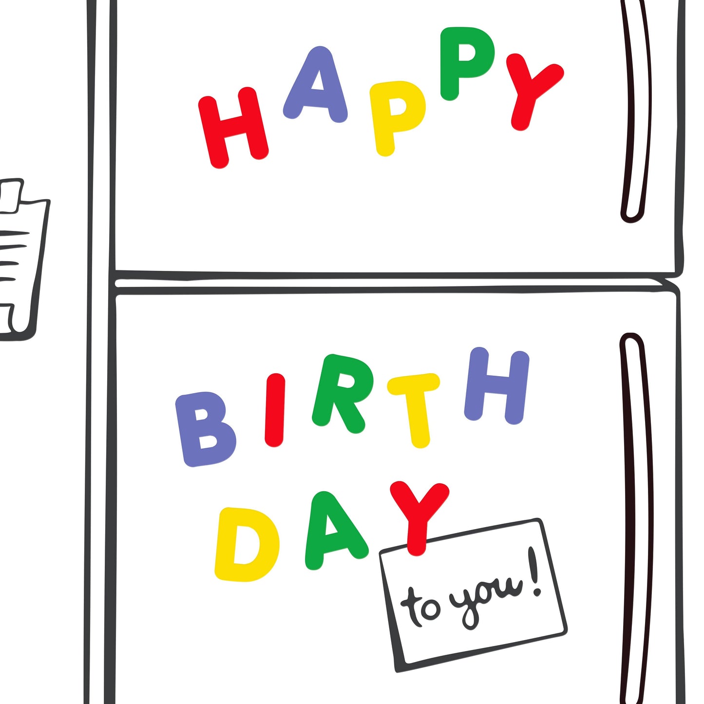 Sweet Bippy Press - Birthday Fridge