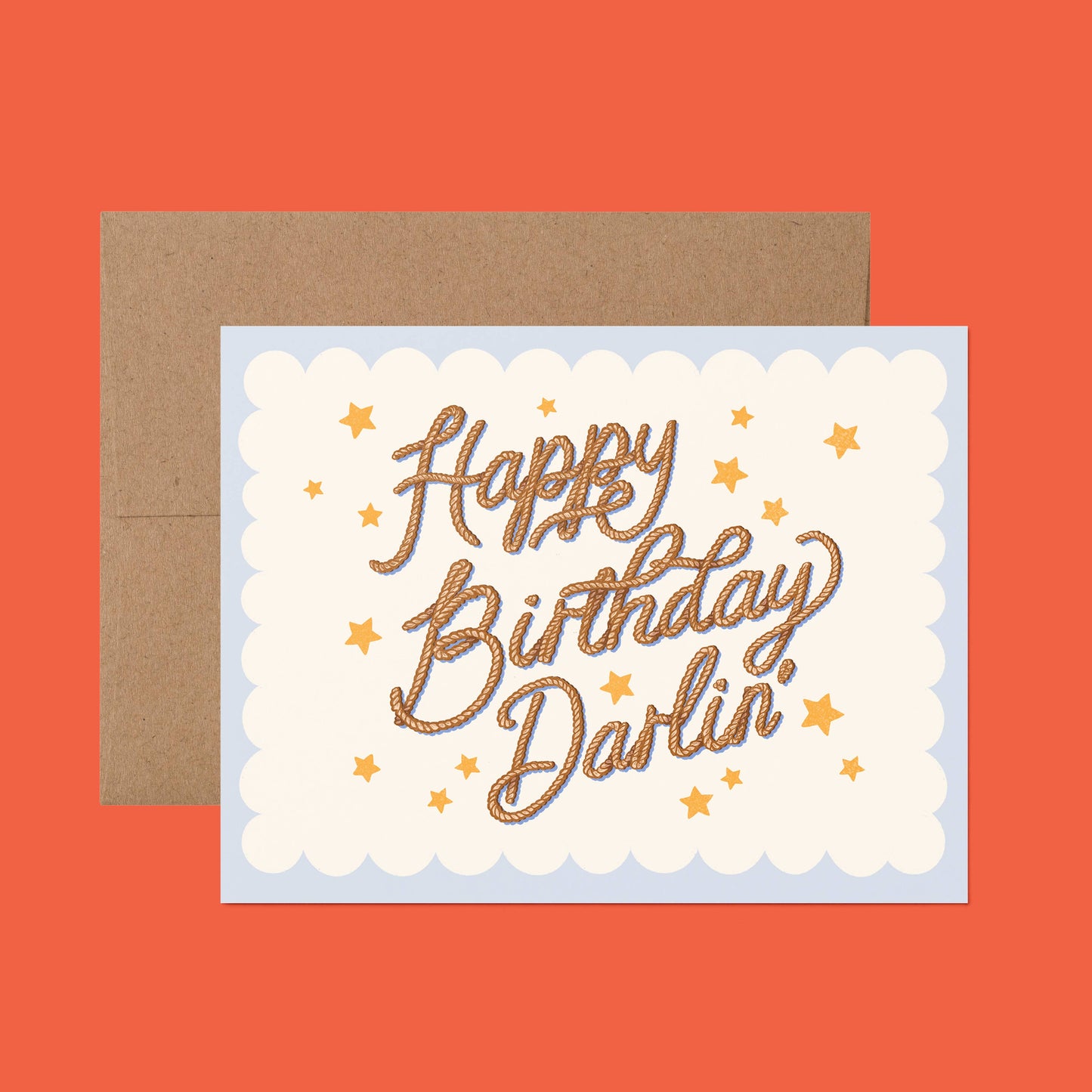 Ana Peake - Happy Birthday Darlin' Cowgirl Greeting Card