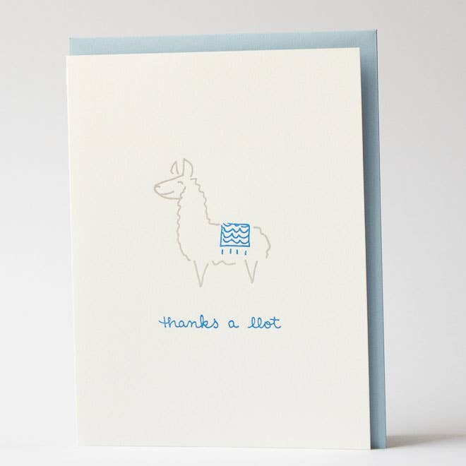 Albertine Press - Thanks A Llot Greeting Card