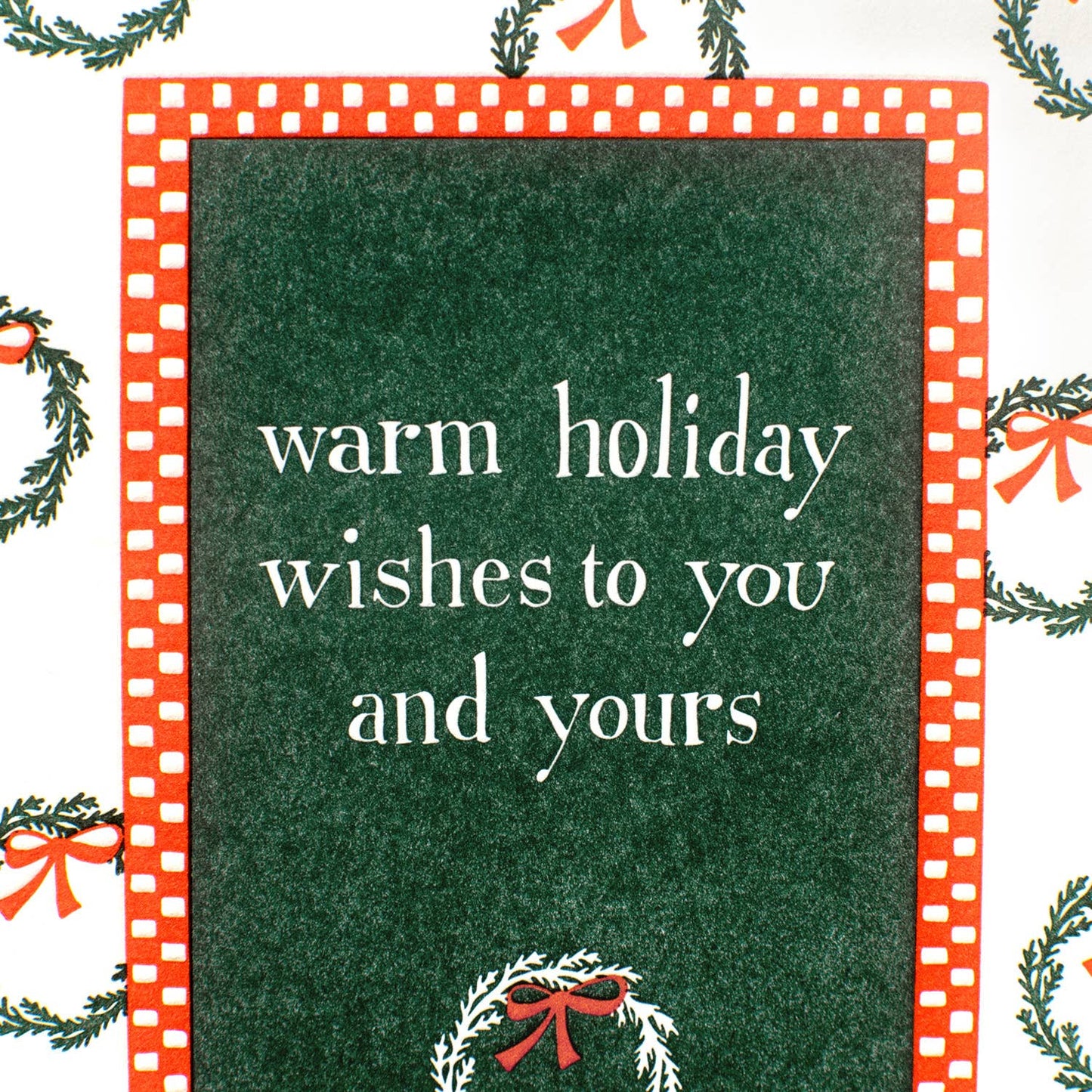 Shorthand Press - Warm Holiday Wishes - Letterpress Greeting Card: Box Set