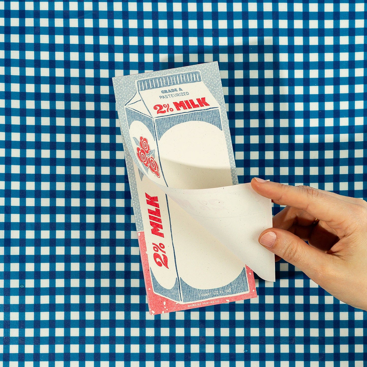 Bromstad Printing Co. - 2% Milk - Risograph Notepad
