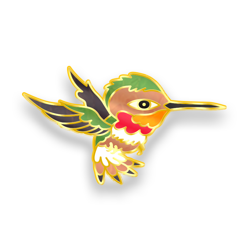 Observation - Allen's Hummingbird - Pin