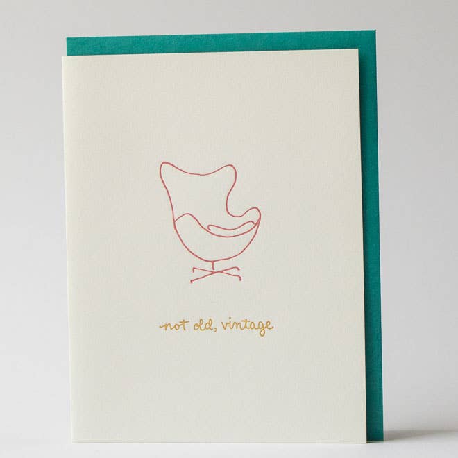 Albertine Press - Not Old Vintage Greeting Card