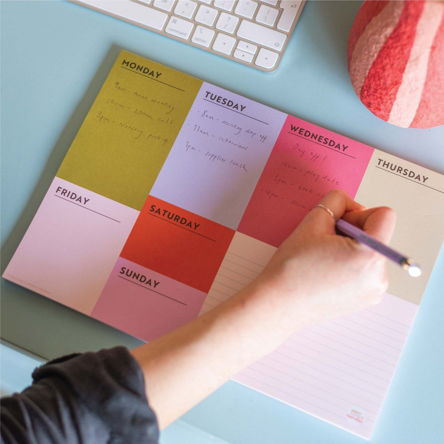 Good Tuesday - A4 Weekly Planner Pad | Block My Life